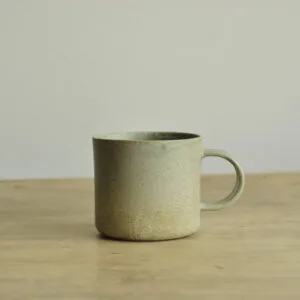 Kubek z uchem zielony