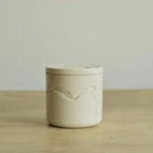 Porcelanowy pojemnik Blizny