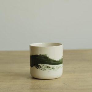 Porcelanowa Czarka Zielone Mazy